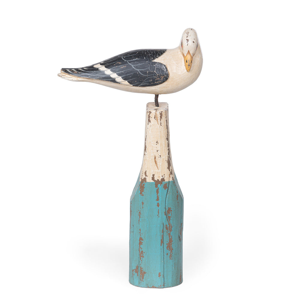 Black-Tailed Gull on Buoy - Bombay Mercantile