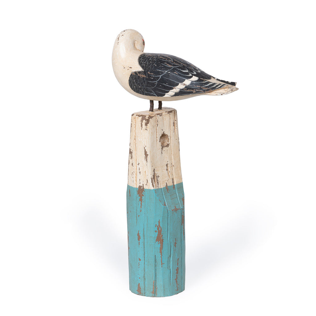 Black-Tailed Gull on Buoy - Bombay Mercantile