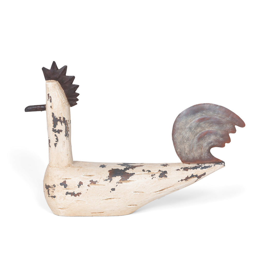 Folk Art Sussex Bantam Chicken - Bombay Mercantile