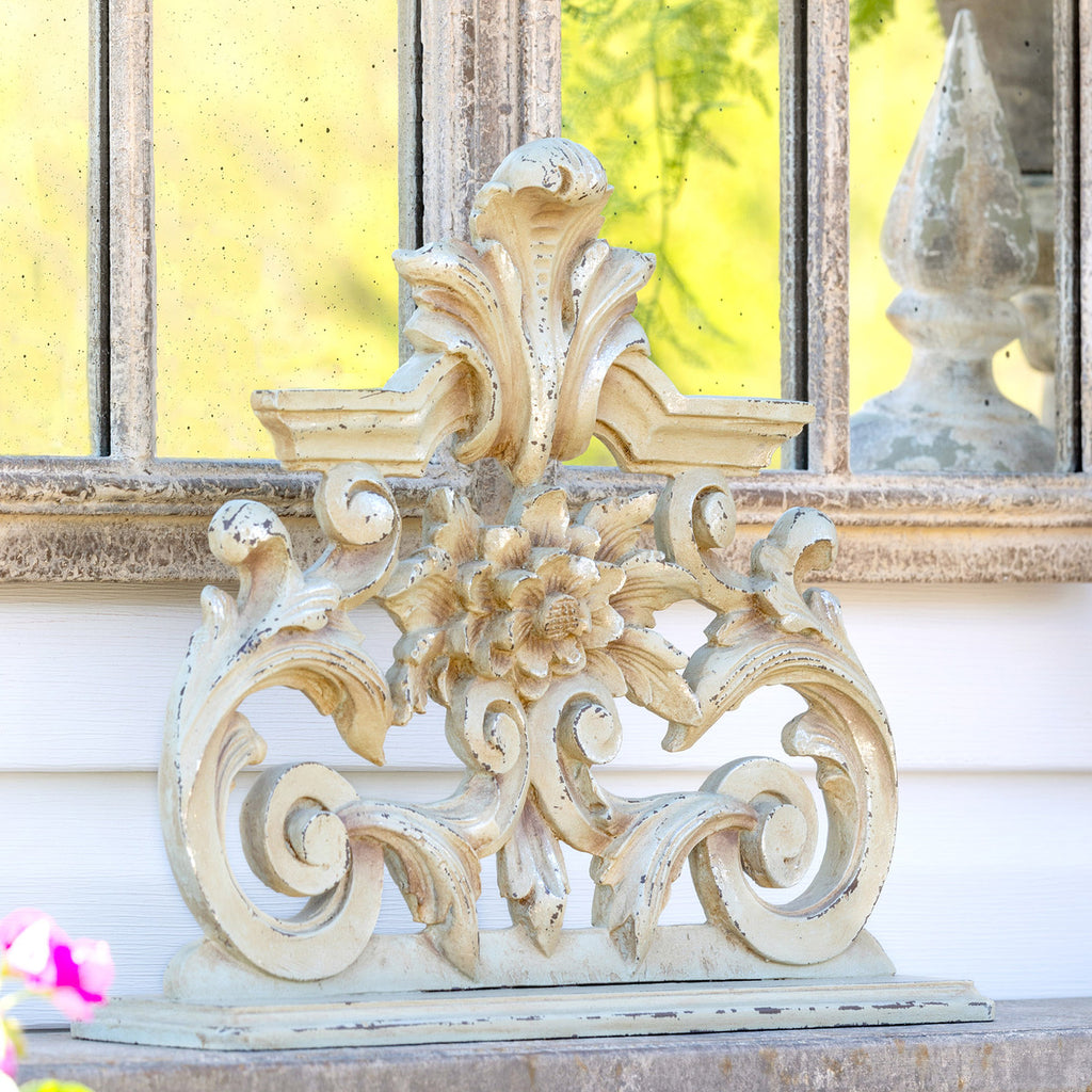 Lyons Scroll Mantel Piece - Bombay Mercantile