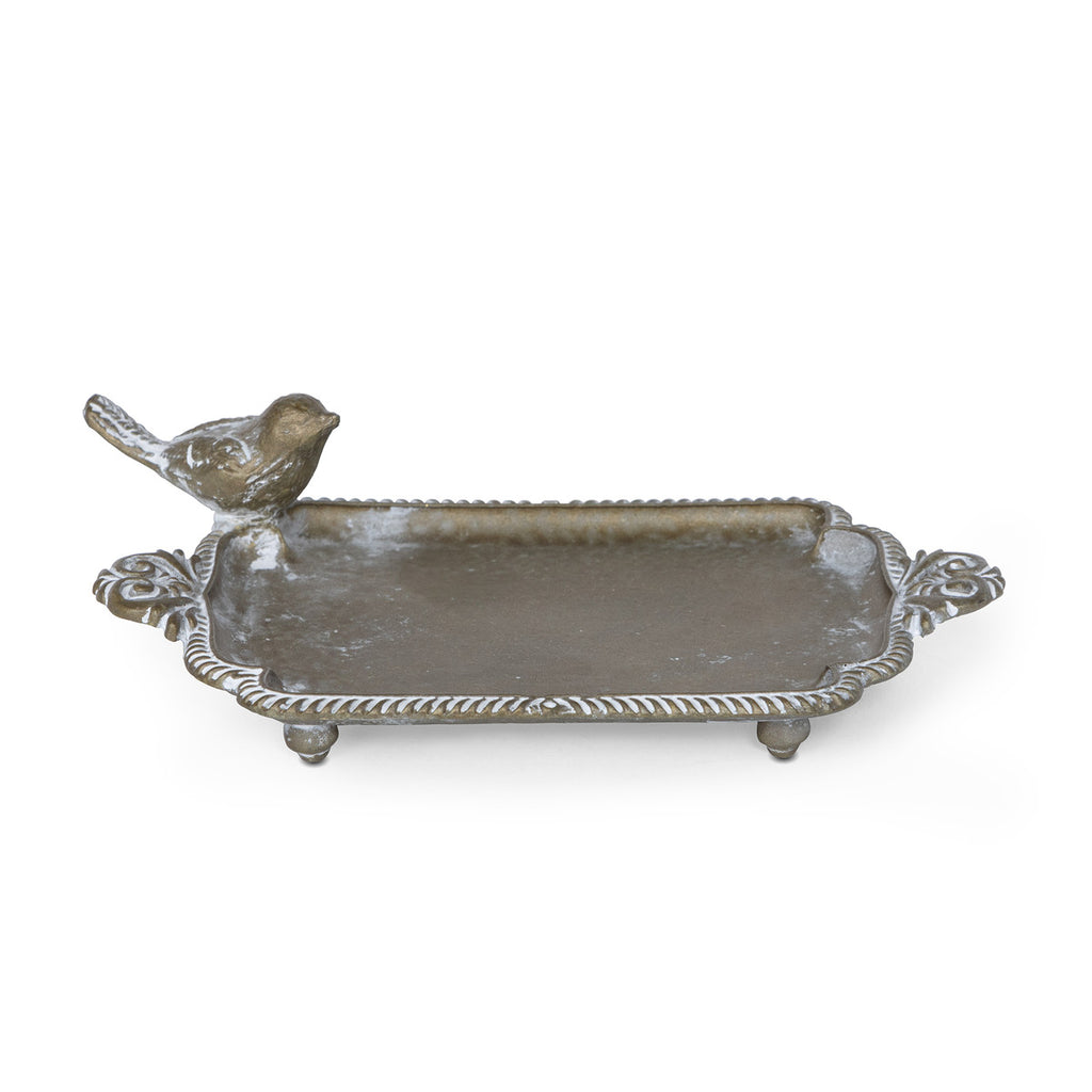 Brass Bird Soap Dish Set of 2 - Bombay Mercantile