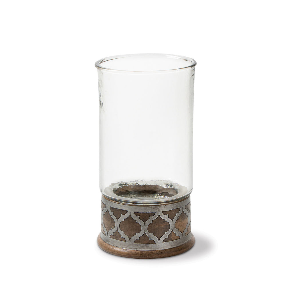 Wood Candleholder, 14.5" - Bombay Mercantile