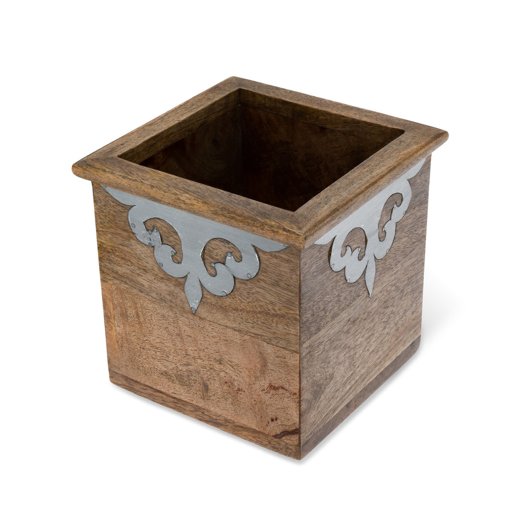 Wood Tissue Box - Bombay Mercantile