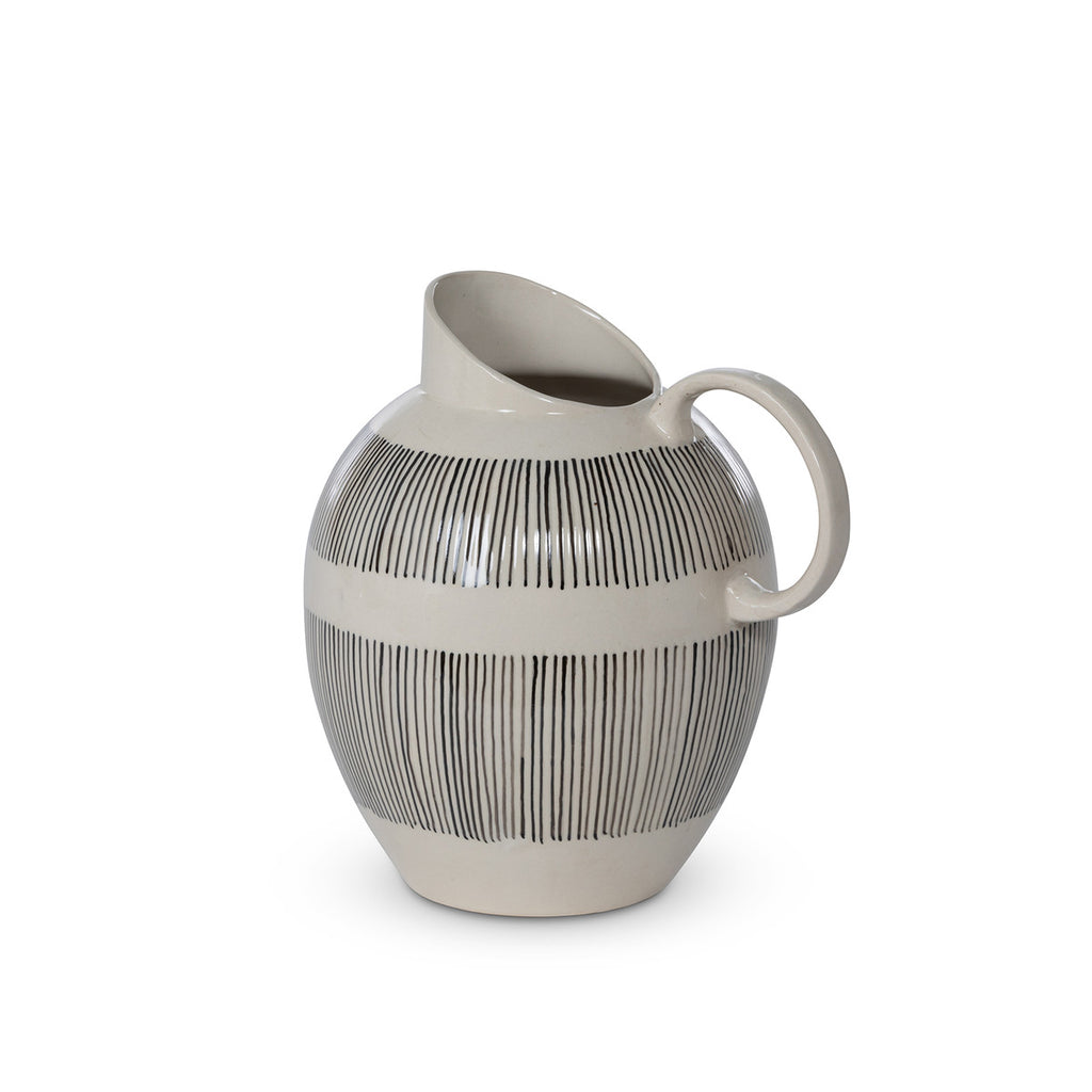 Handpainted Gila Ceramic Pitcher - Bombay Mercantile