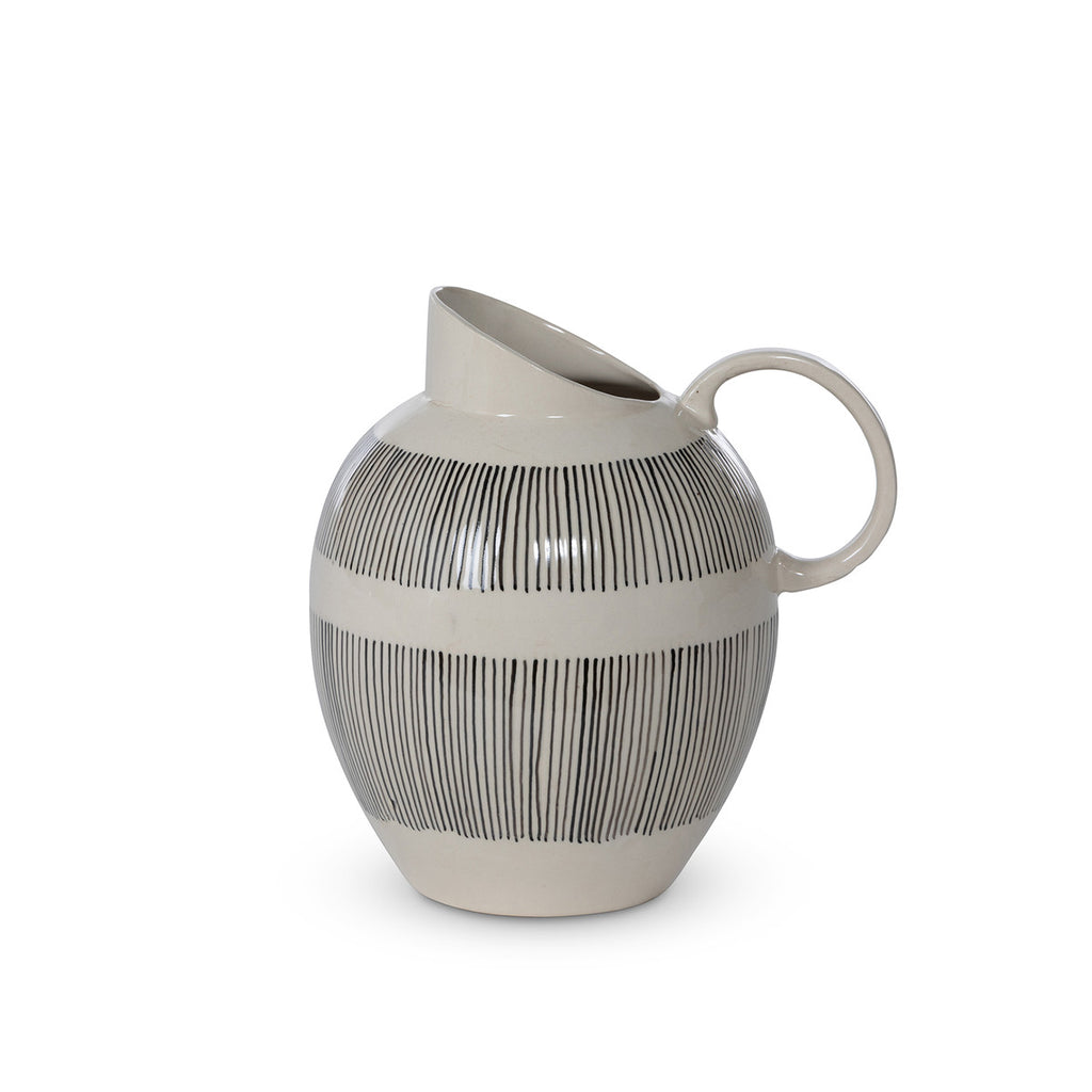 Handpainted Gila Ceramic Pitcher - Bombay Mercantile