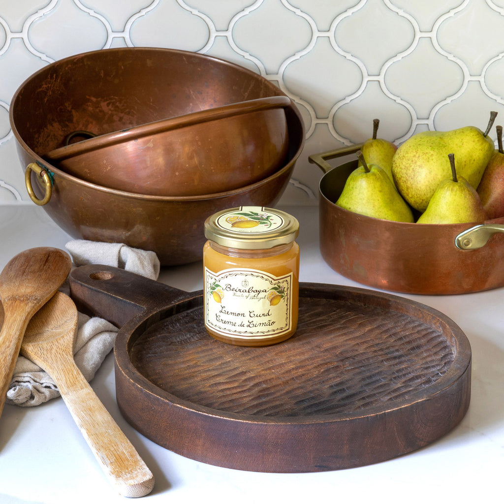Carved Wood Serving Tray - Bombay Mercantile