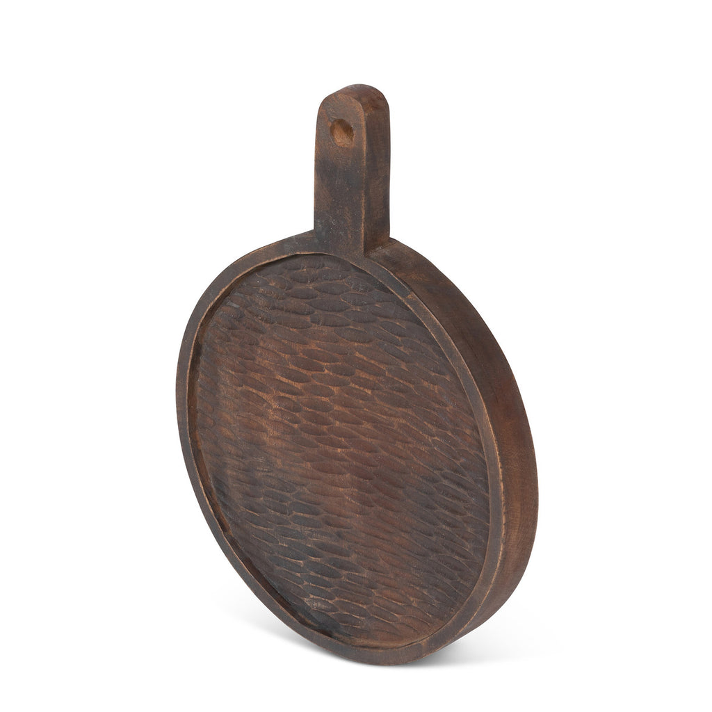 Carved Wood Serving Tray - Bombay Mercantile
