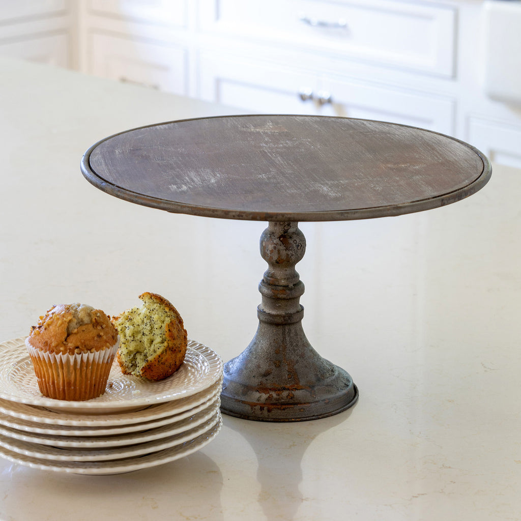 Round Display Pedestal, 14" - Bombay Mercantile