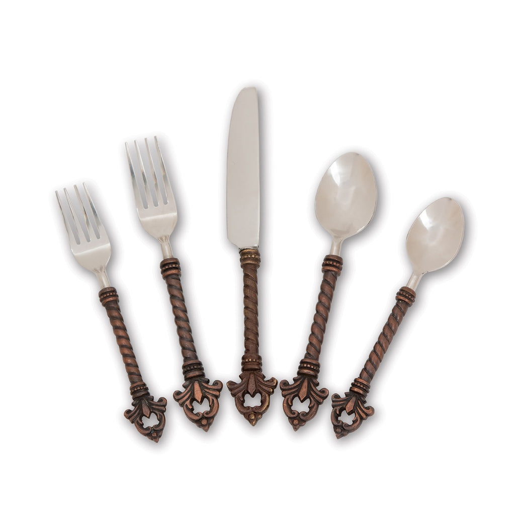 Flatware Set, 4 Sets of 5 - Bombay Mercantile