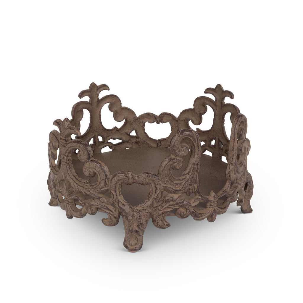 Cast Aluminum Salad Plate Holder - Bombay Mercantile