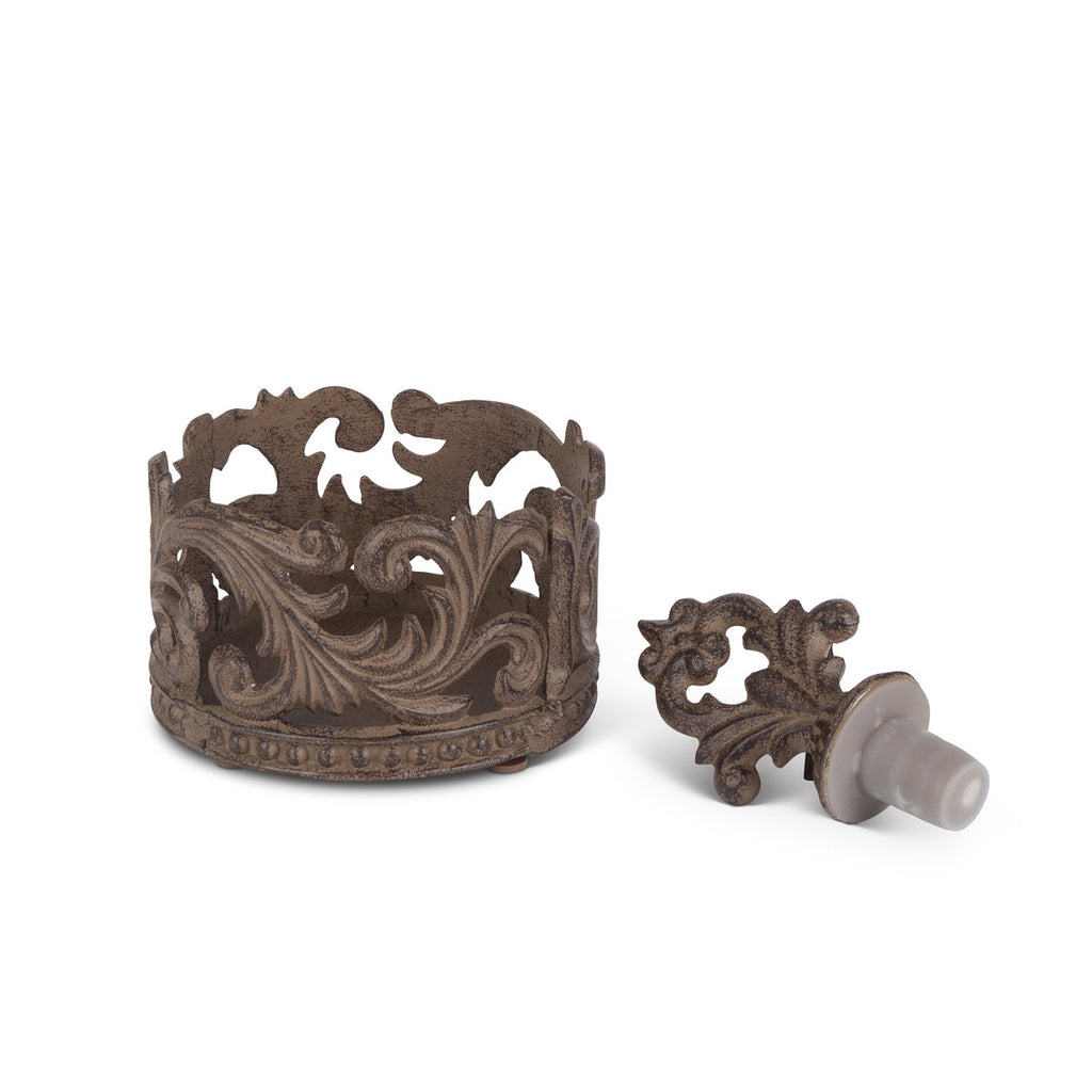 Cast Aluminum Wine Set, Set of 2 pcs - Bombay Mercantile