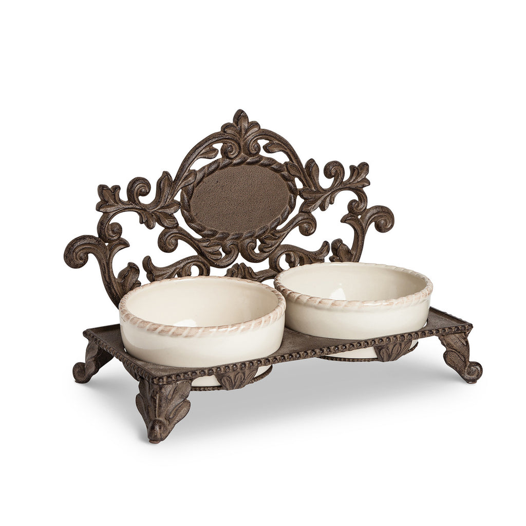 Stoneware Pet Feeder - Bombay Mercantile