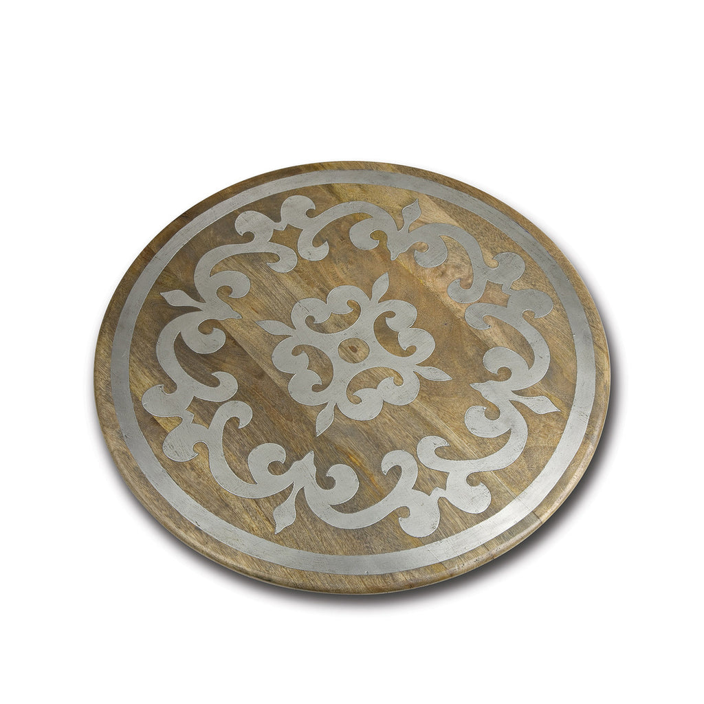 Wood Lazy Susan, 22" - Bombay Mercantile