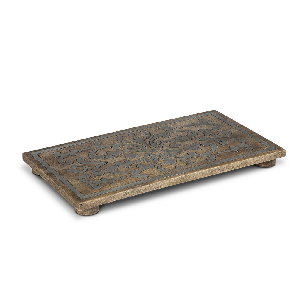 Wood Rectangle Trivet - Bombay Mercantile