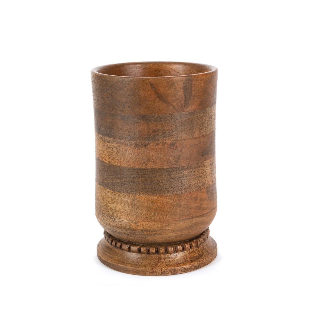 Wood Utensil Holder - Bombay Mercantile