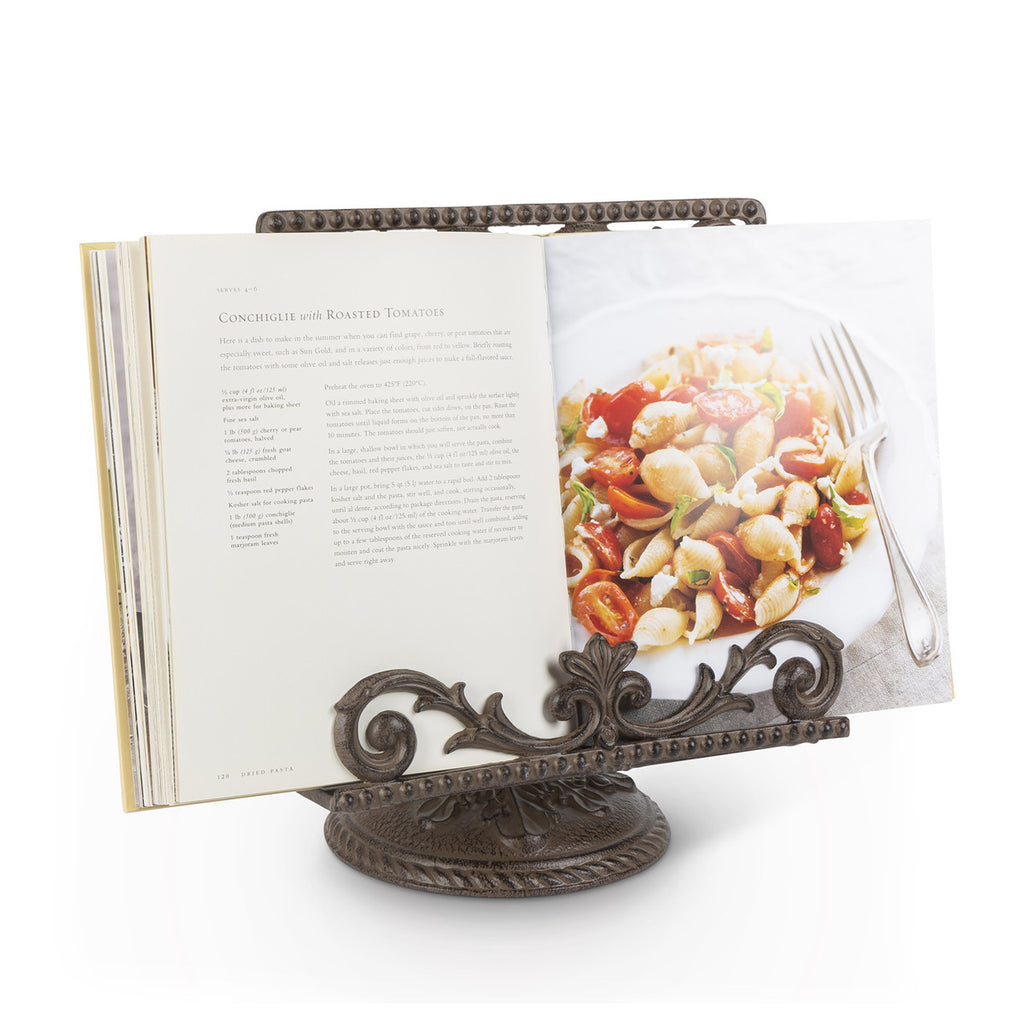 Cast Aluminum Cookbook Holder - Bombay Mercantile
