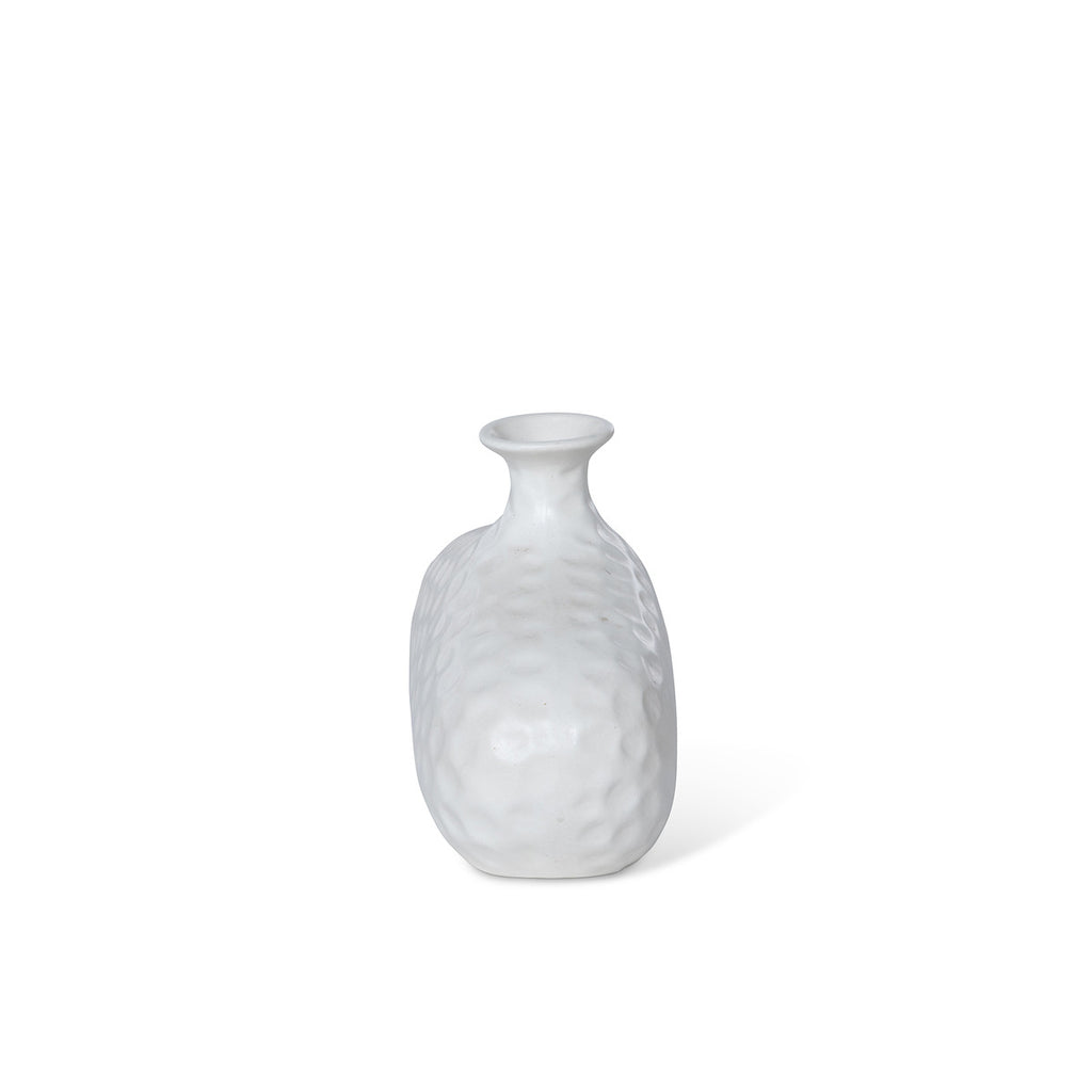 Seri Stoneware Oval Bud Vase - Bombay Mercantile