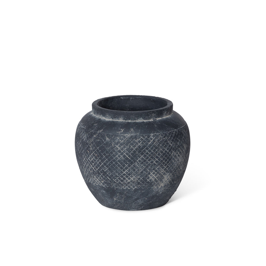 Yucca Cement Pot, 10" - Bombay Mercantile