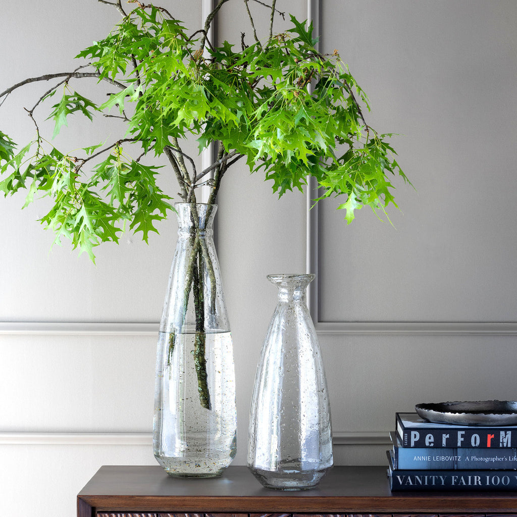 Dylan Recycled Glass Vase, 17" - Bombay Mercantile