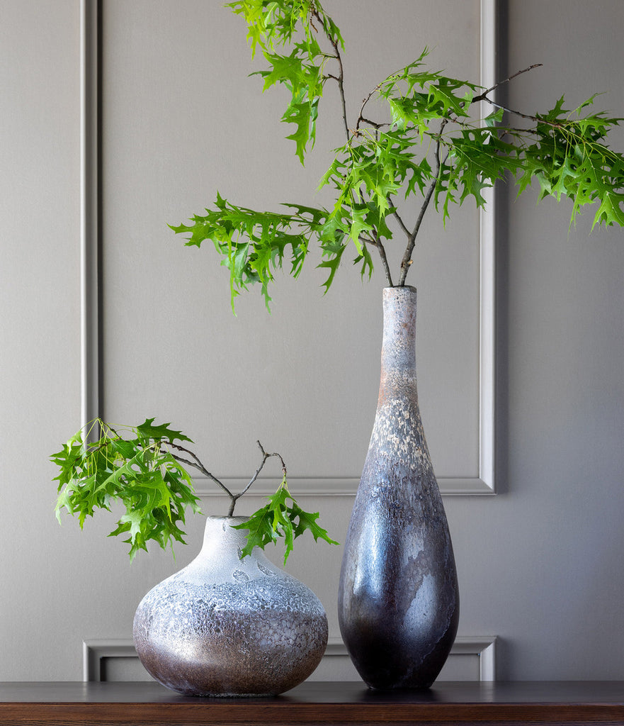 d'Oro Artisan Glass Vase - Bombay Mercantile