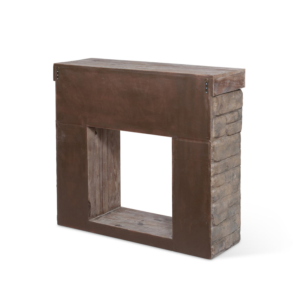 Garden Stone Fireplace Mantel - Bombay Mercantile