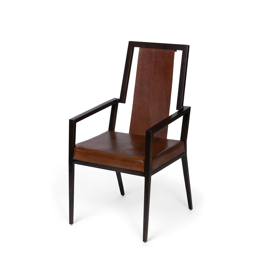 Everly Square Back Arm Chair - Bombay Mercantile