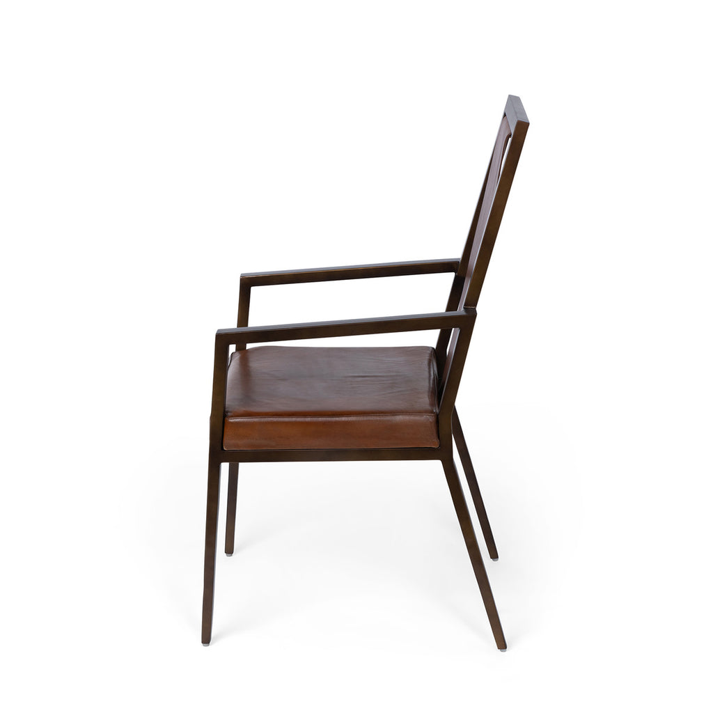 Everly Square Back Arm Chair - Bombay Mercantile