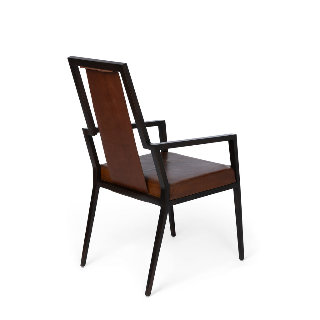 Everly Square Back Arm Chair - Bombay Mercantile