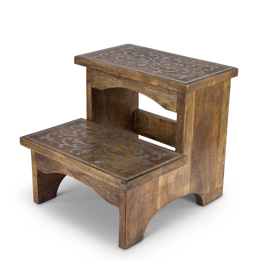 Wood Step Stool - Bombay Mercantile