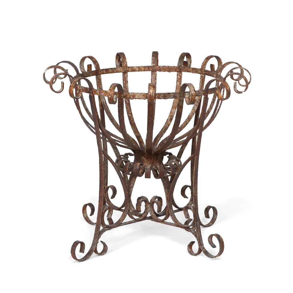 Iron Urne de Jardin - Bombay Mercantile