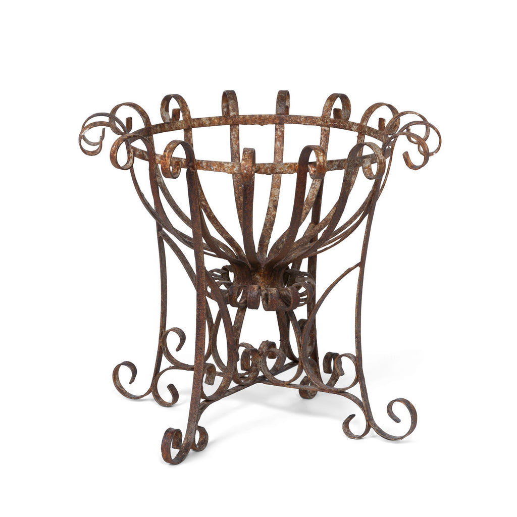 Iron Urne de Jardin - Bombay Mercantile