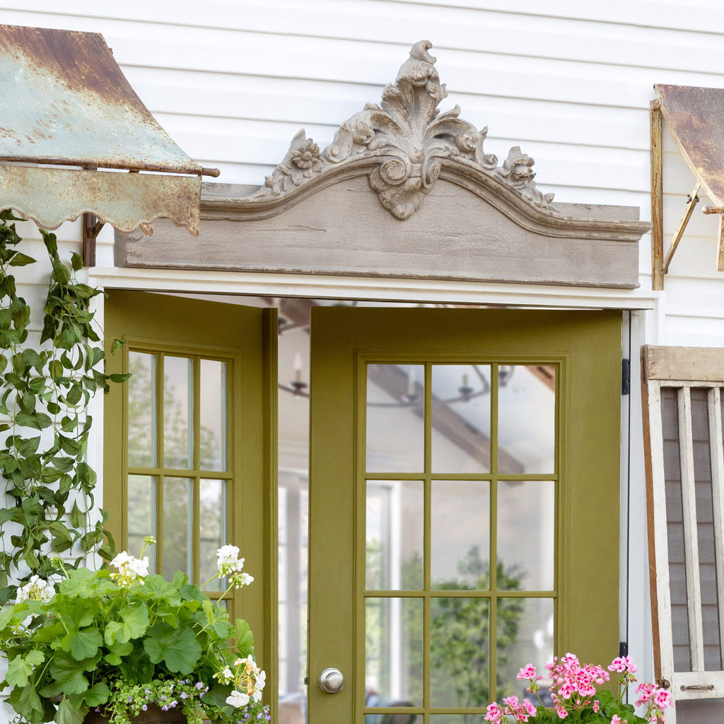 La Porte Decorative Pediment - Bombay Mercantile