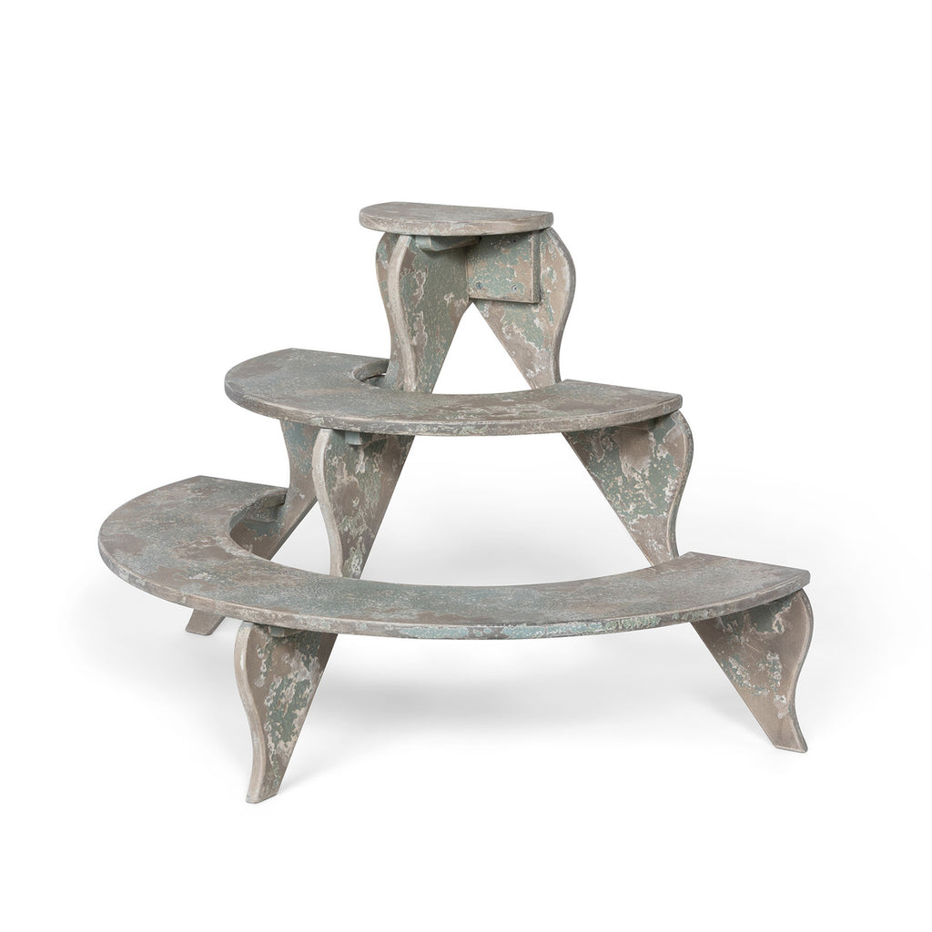 Wood Garden Tiered Plant Stand - Bombay Mercantile