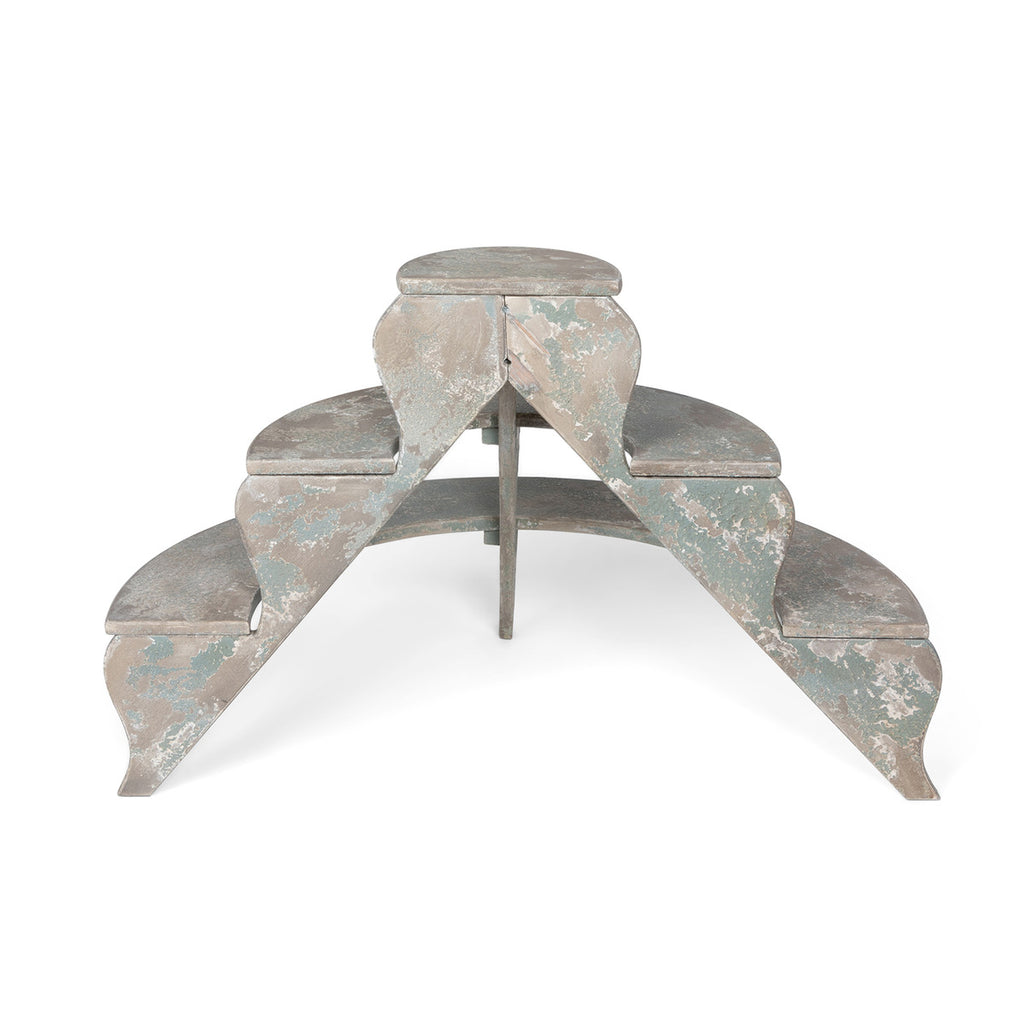Wood Garden Tiered Plant Stand - Bombay Mercantile