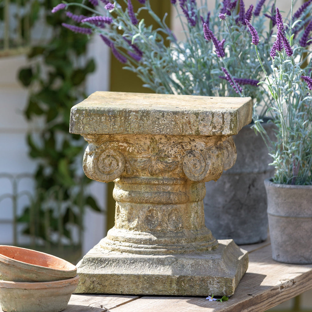 Courtyard Garden Pedestal, 13" - Bombay Mercantile
