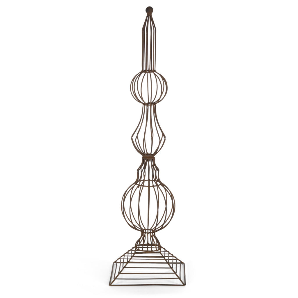 Wire Finial Obelisk - Bombay Mercantile