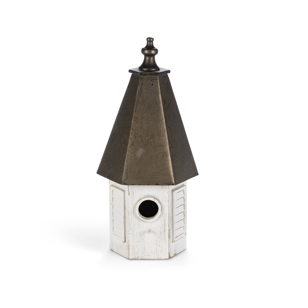 Turret Wooden Birdhouse - Bombay Mercantile