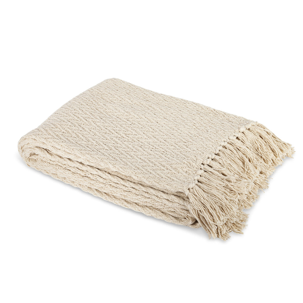 Cotton Heirloom Woven Throw - Bombay Mercantile