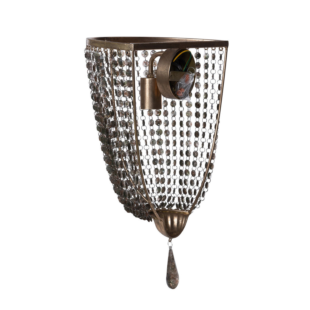 Zelda Beaded Wall Sconce - Bombay Mercantile
