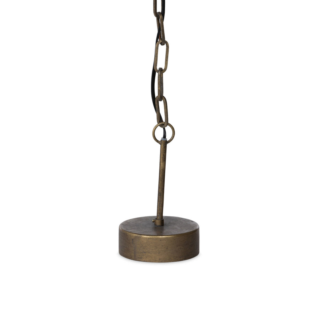 Dawson Glass Panel Chandelier - Bombay Mercantile