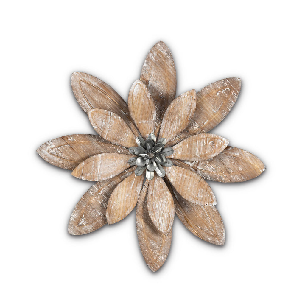 Garden Wood and Iron Wallflowers, 2 Aassorted Styles - Bombay Mercantile