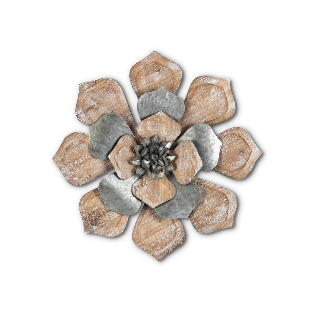 Garden Wood and Iron Wallflowers, 2 Aassorted Styles - Bombay Mercantile