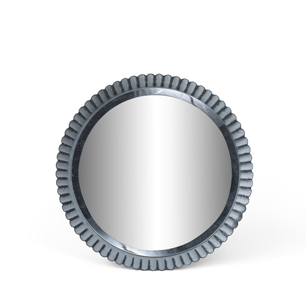 Round Fluted Mirrors , Set of 3 - Bombay Mercantile