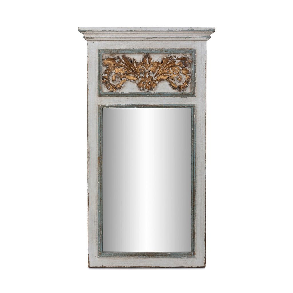 Denise Carved Wood Mirror - Bombay Mercantile