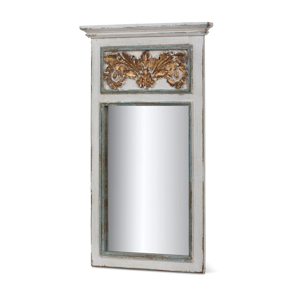 Denise Carved Wood Mirror - Bombay Mercantile
