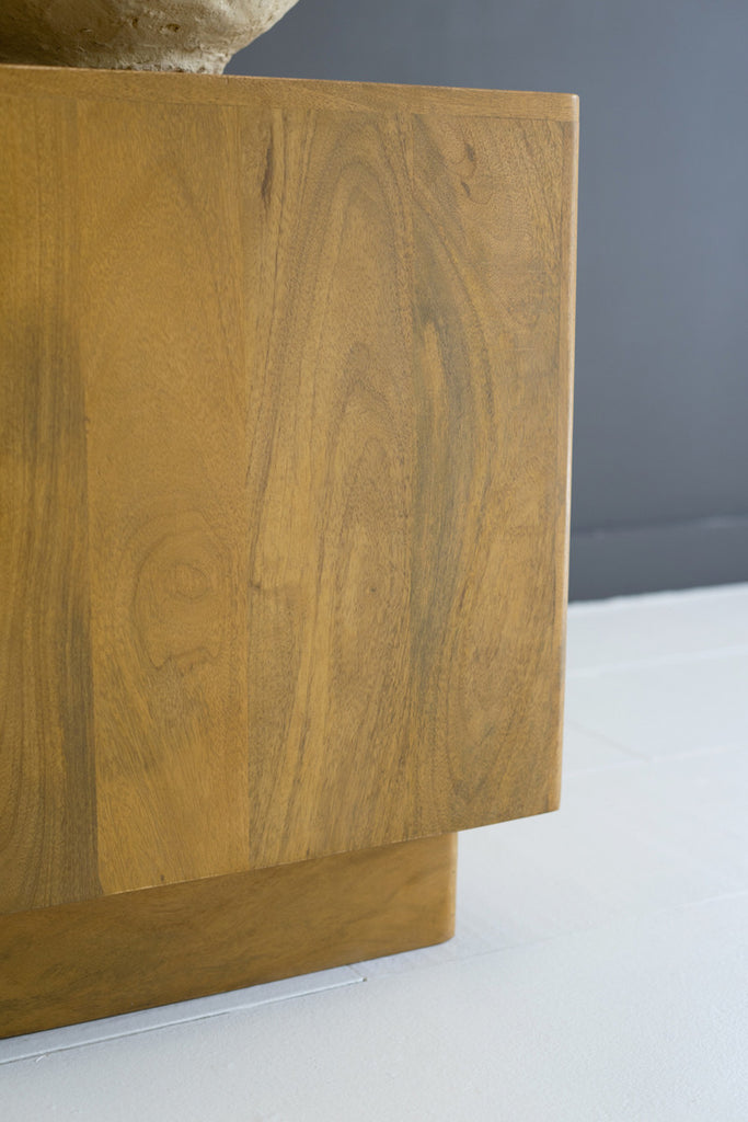 Square Mango Accent Cube Table - Bombay Mercantile