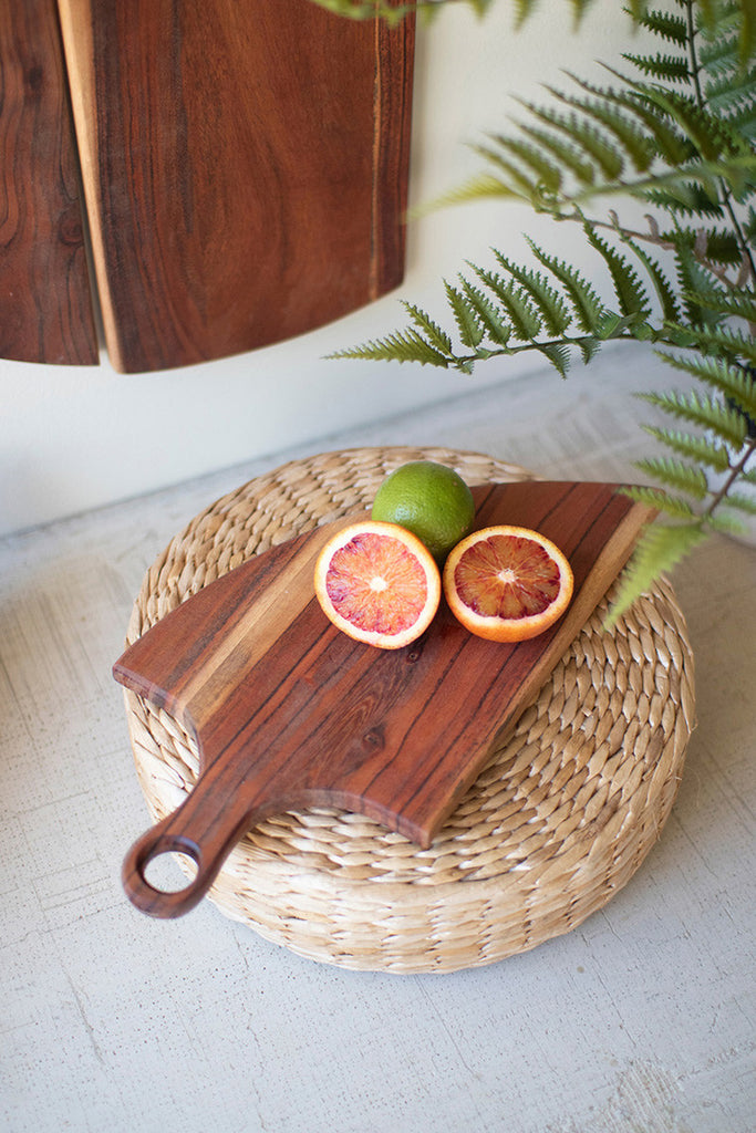 Hanging Acacia Wood Cutting Boards - Bombay Mercantile