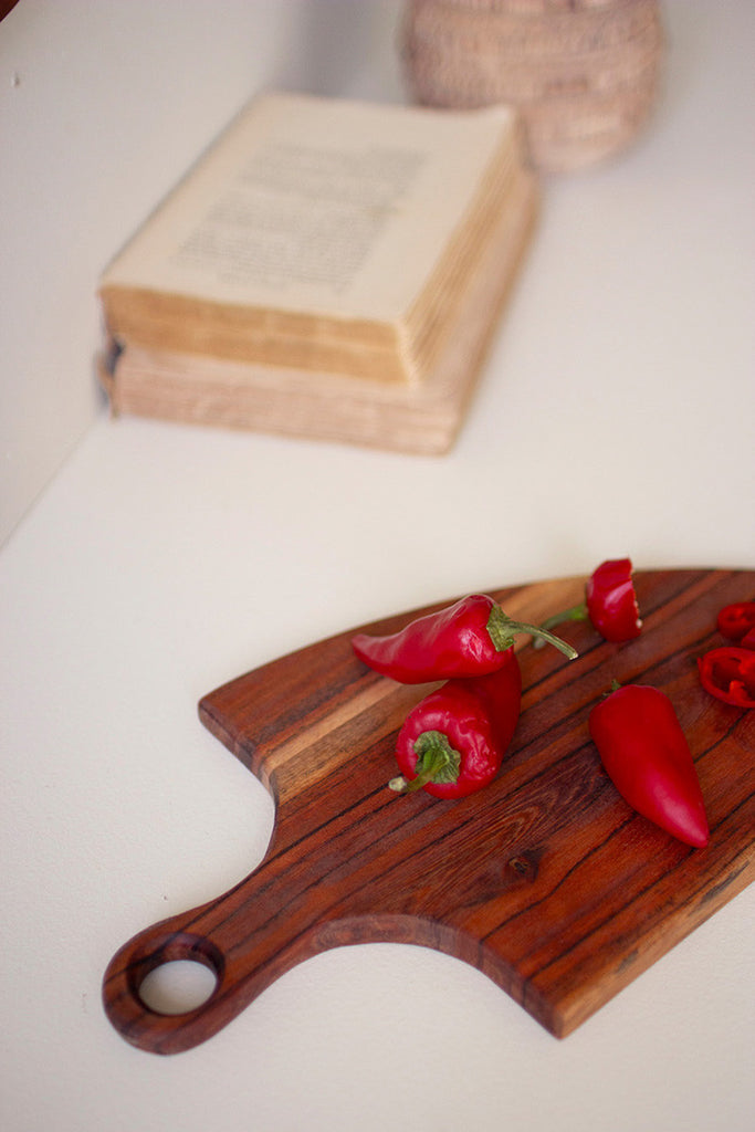 Hanging Acacia Wood Cutting Boards - Bombay Mercantile