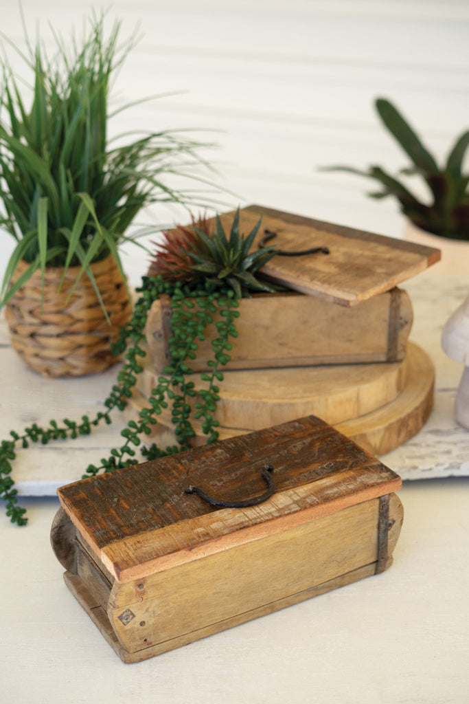 Repurposed Brick mold box - Bombay Mercantile