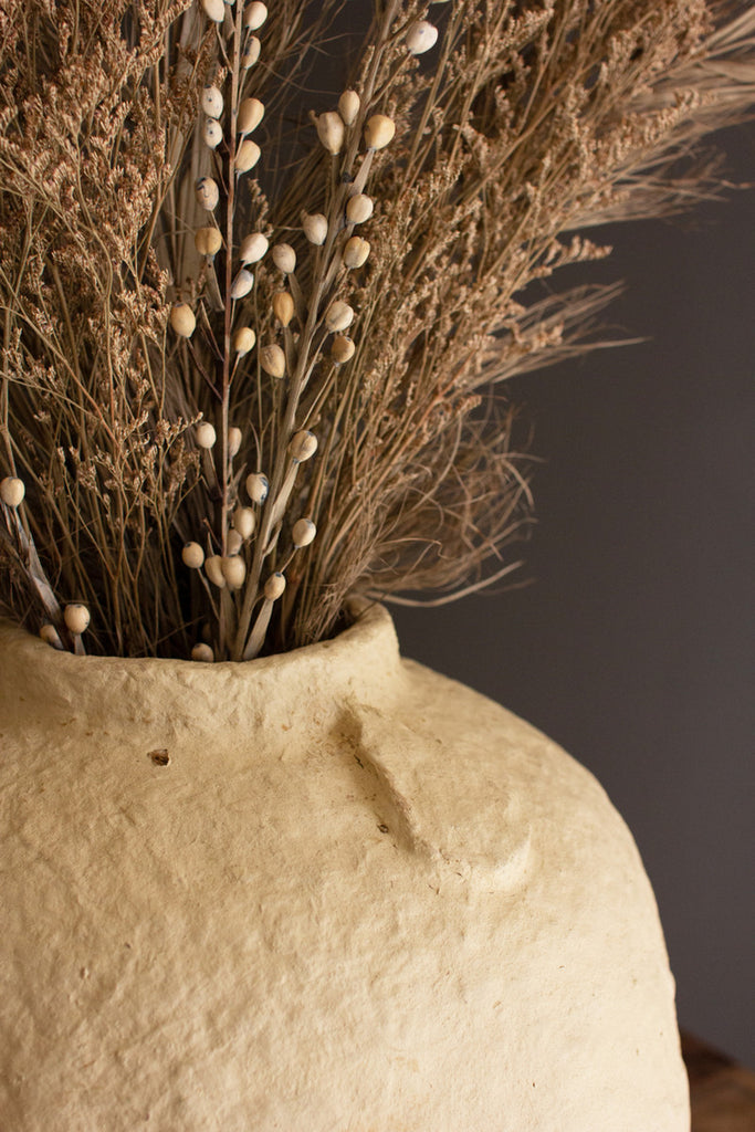 Paper Mache Urn / Small - Bombay Mercantile